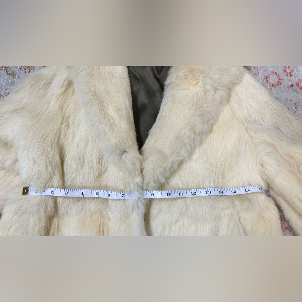 Hooded Rabbit Fur Coat - Picture 9 of 12